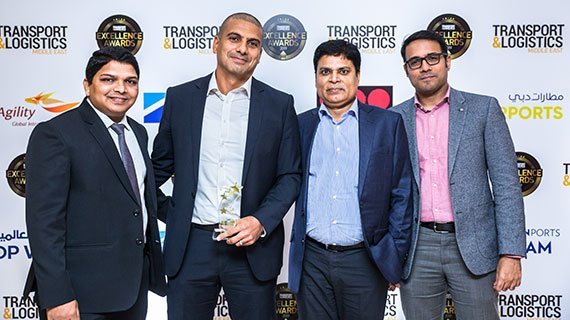 MSC RECIEVED AWARD at Transport-Logistics-Middle-East