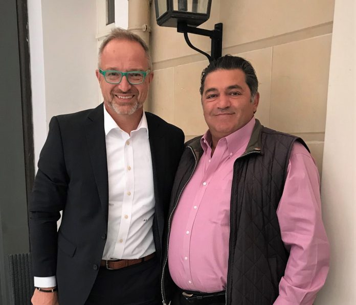 Markus Sontheimer and Saeed Amidi_Credit DB Schenker DB Schenker and Plug and Play Establish New Partnership