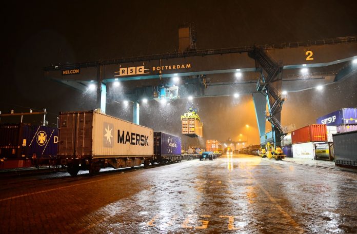 Maersk Dispatches First Train From Rotterdam to China Maersk Dispatches First Train From Rotterdam to China