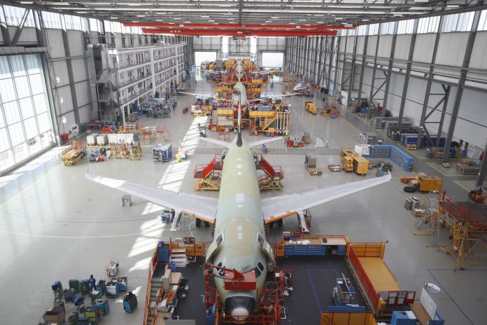 A320 Hangar FAL- Credit Airbus when using