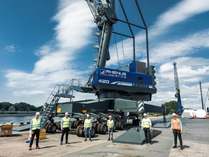 liebherr-lhm-420-rhenus-hamburg-germany Rhenus