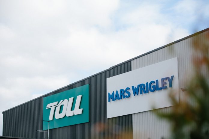 toll Mars Wrigley Australia