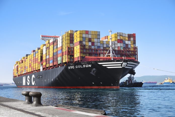 MSC Gülsün (built 2019) 23,756 TEU